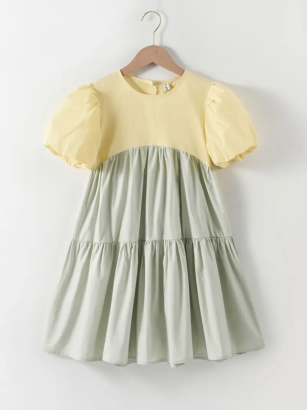Pastel Two-Tone Frock