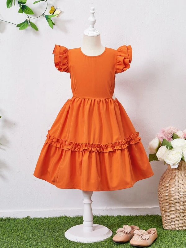 Halloween Orange Frock